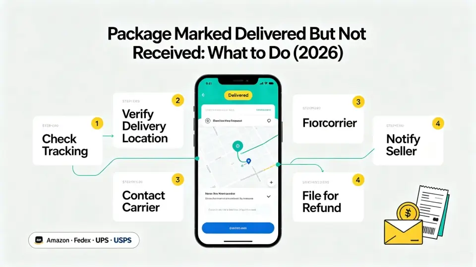 Package Marked Delivered But Not Received: What to Do (2026)