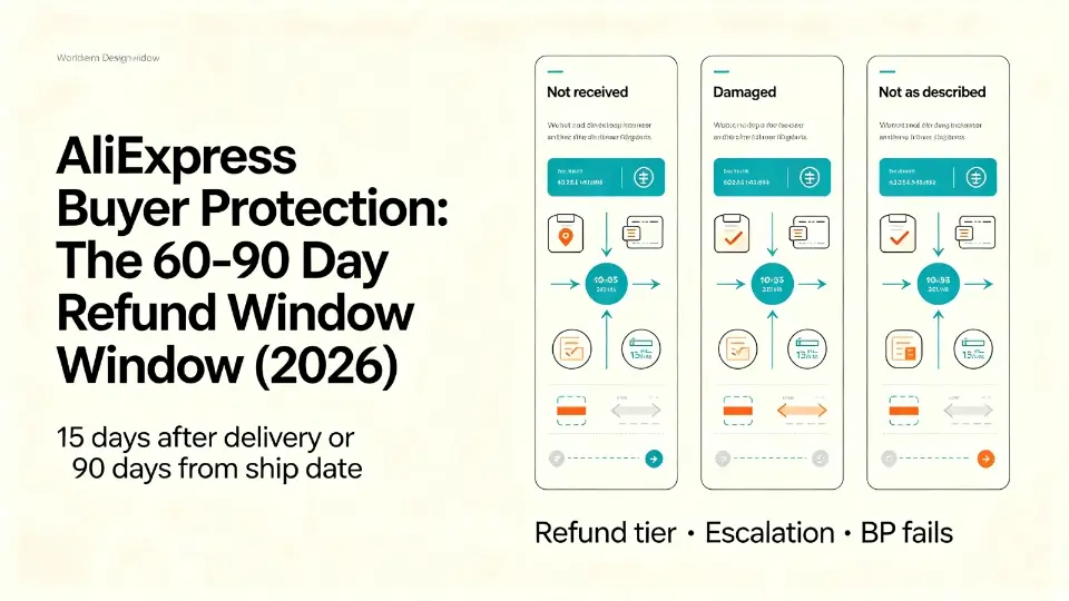 „AliExpress-Buyer Protection: Das 60-90-tägige Rückerstattungsfenster (2026)“
