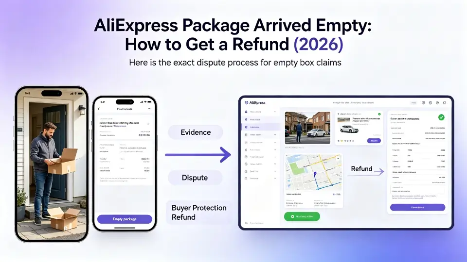 AliExpress Package Arrived Empty: How to Get a Refund (2026)
