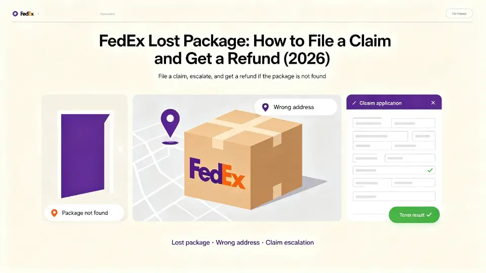 FedEx Lost Package: How to File a Claim and Get a Refund (2026)